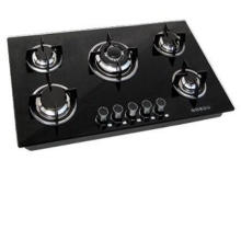 Tempered Glass 5 Burners Buit-in Gas Cooktop, Gas Cooker
